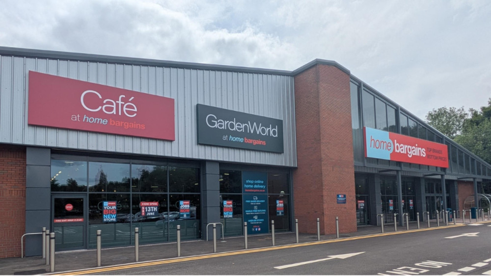 The new Home Bargainson on Lyme Valley Road, Newcastle-under-Lyme (image via Home Bargains)