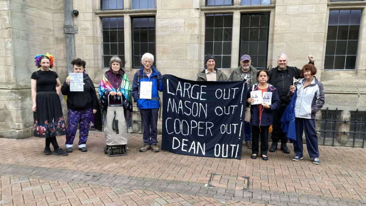 Many protestors were worried about the impact of the change (image via Kerry Ashdown)