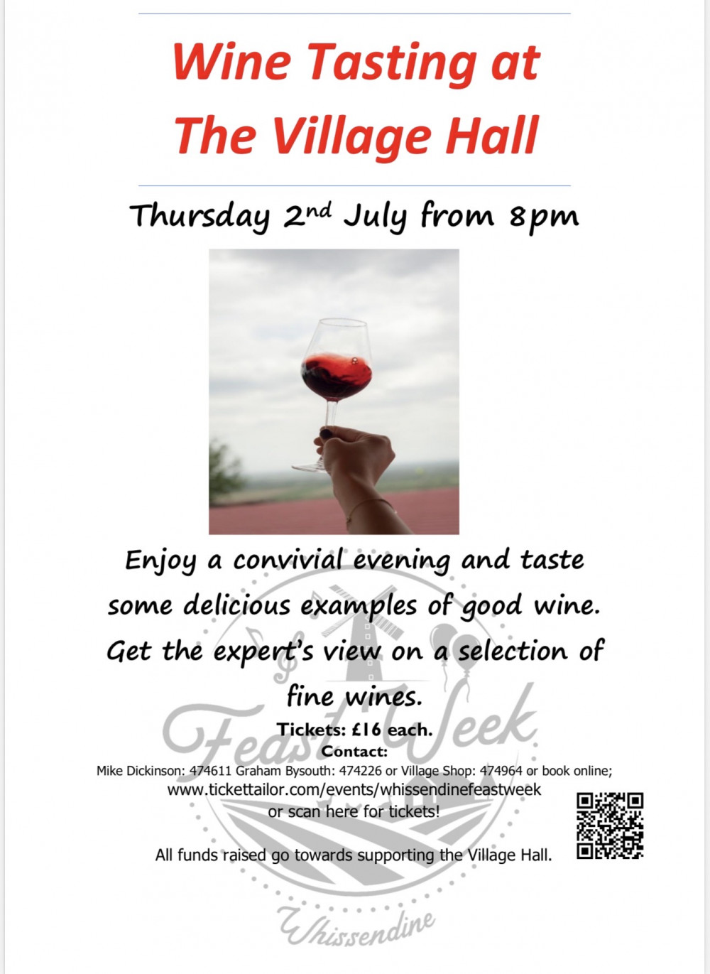 Whissendine Wine Tasting Event 
