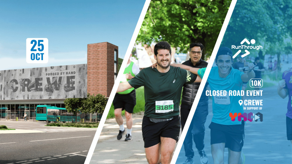 YMCA Cheshire is inviting runners, families, businesses and community supporters to a launch event designed to build momentum behind this year's Crewe 10K (Photo: RunThrough).