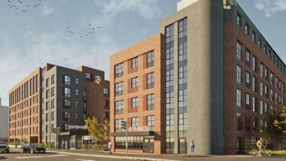 The Hatters Yard, a new development comprising 148 affordable apartments, is due for completion in 2028 (Image - Great Places)