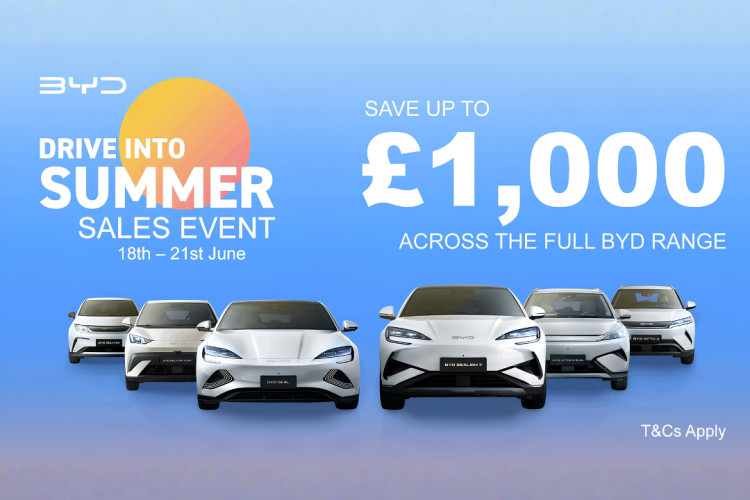 Drivers from Nantwich and the surrounding area are being encouraged to visit the BYD Summer Sales Event (Photo: Swansway).