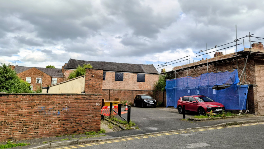 This plot of land on Newton Street is up for sale for £10k (Photo: Ryan Parker).