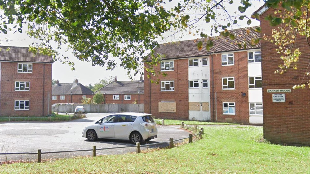 Bell House and Barker House in Blurton are set to be demolished (image via Google Street View)