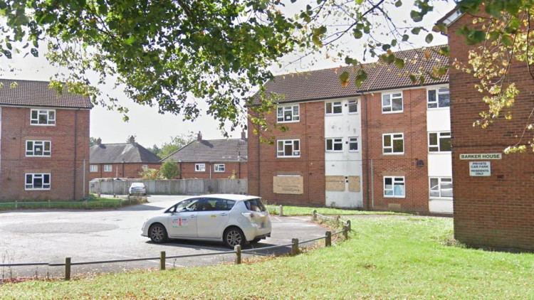 Bell House and Barker House in Blurton are set to be demolished (image via Google Street View)