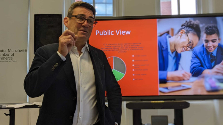 Andy Burnham won 55 percent of the vote share in the Makerfield by-election, making him the new constituency MP (Image - LDRS)