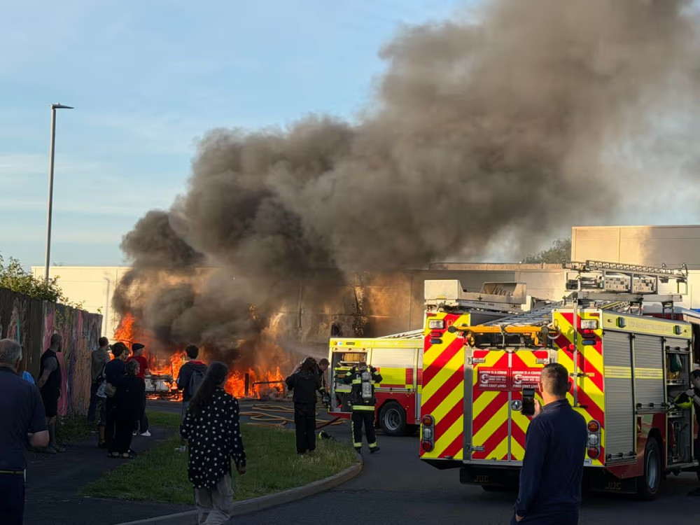 Glastonbury police have made a third arrest after a fire damaged three caravans and a neighbouring building in Beckery New Road.