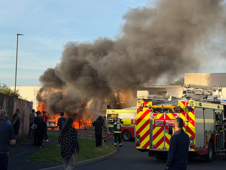 Glastonbury police have made a third arrest after a fire damaged three caravans and a neighbouring building in Beckery New Road.