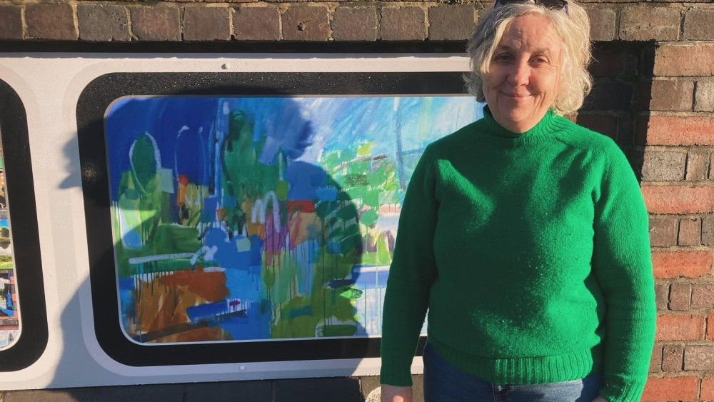 Debbie Goldsmith will be displaying a collection of paintings and handmade rugs at the Art In The Stables Gallery (Credit: Martha Rose Interiors)