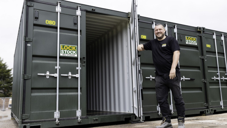 Lock Stock Self Storage area manager Richard Warner says the firm is delighted to have opened its first site in Staffordshire (Image via Lisi Jones / Lock Stock Self Storage)