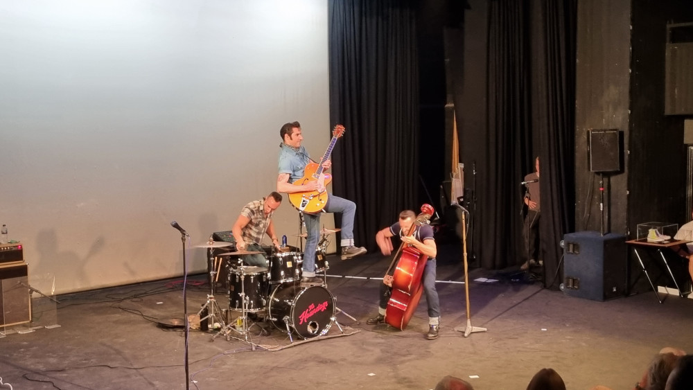 The Houndogs, known for their iconic Rockabilly performances, are performing at Cutts Close Park this weekend (Photo: Grace Kennington)