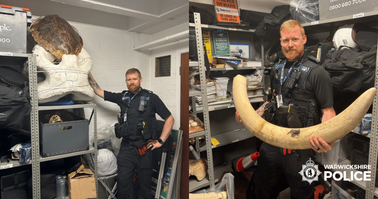 Warwickshire Police is working to stop the illegal wildlife trade (image via Warwickshire Police)