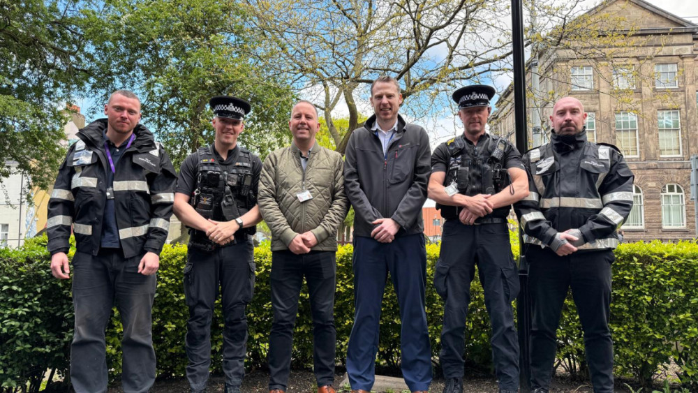 PC Warren Dooley and PC Matthew Whiston will provide a visible presence across the city’s town centres (image via Stoke-on-Trent City Council)