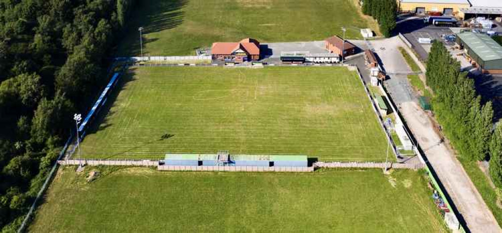 An aerial view of Coalville Town FC. Photo: North West Leicestershire District Council