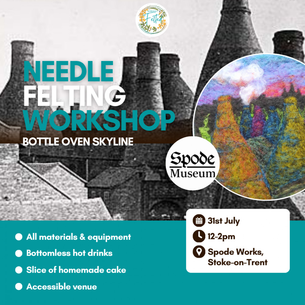 Needle Felting Workshop - Bottle Oven Skyline - Spode Museum