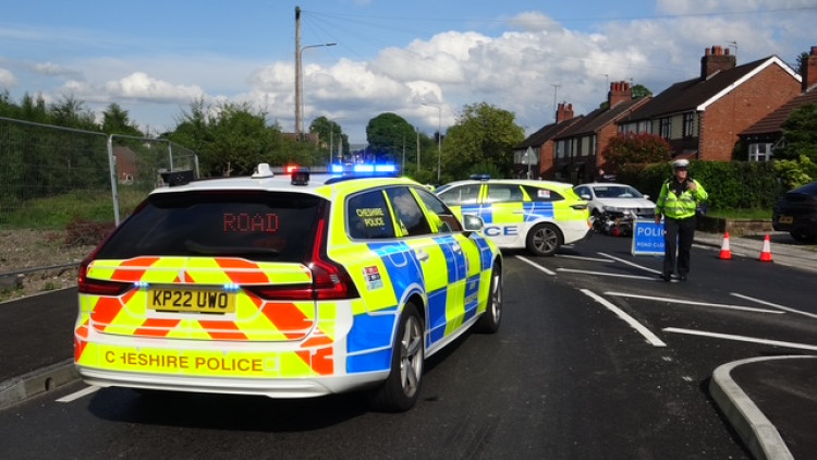 A biker was seriously injured in a crash on Chelford Road (Credit: Warren Nesbit)