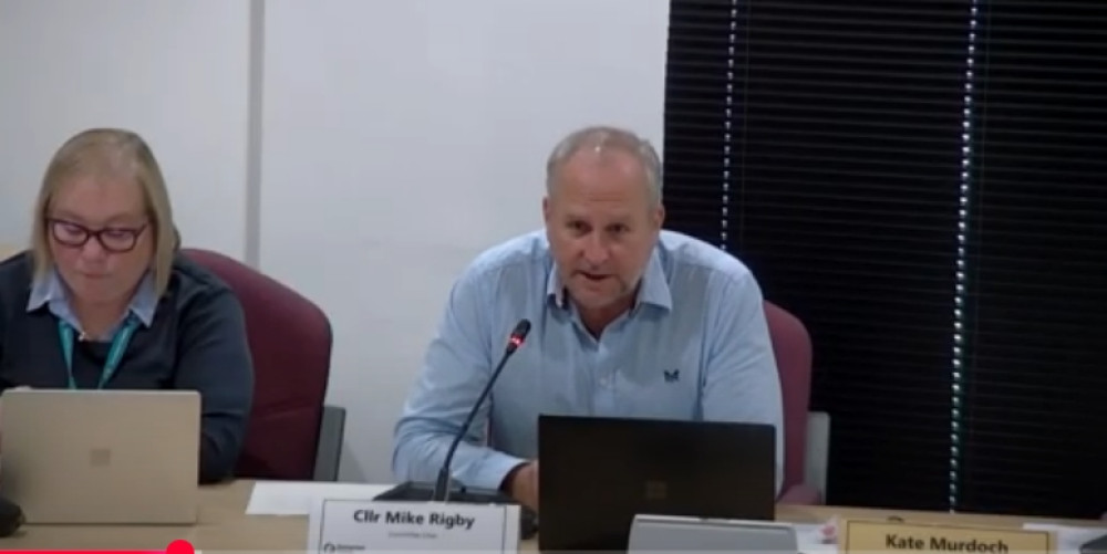 Councillor Mike Rigby, portfolio holder for economic development, planning and assets. CREDIT: Somerset Council. 