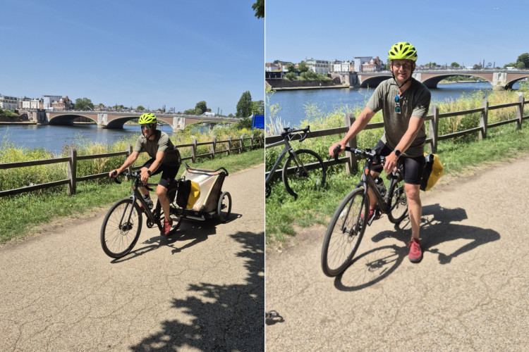 Angus Effemey, who lives in the Molesey/Hampton Court area, works in fitness and manages a local indoor cycling studio (Images supplied)