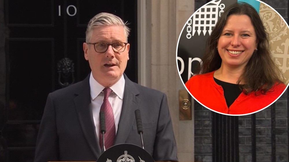 Congleton MP Sarah Russell has shared her thoughts following the announcement that Sir Keir Starmer will resign as prime minister and Labour Party leader (Credit: BBC/Sarah Russell)