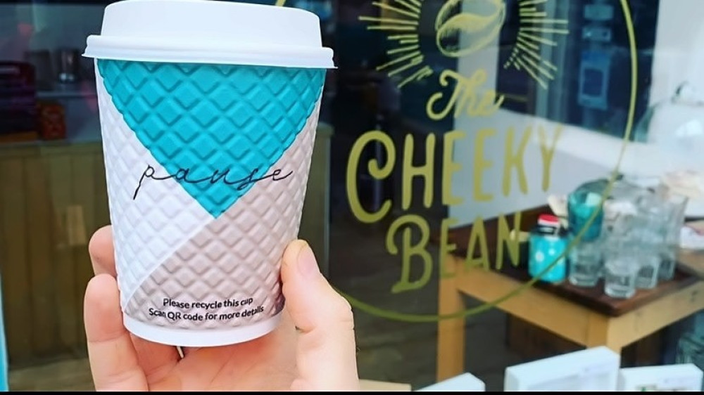 The Cheeky Bean Café in Shepton Mallet was damaged by flooding after a sudden storm hit the High Street on Monday night. (The Cheeky Bean/FB) 