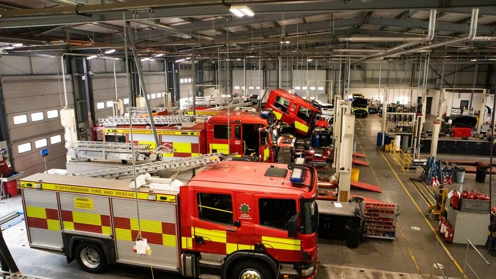 The event marks the 25th anniversary of the attack (image via Staffordshire Fire and Rescue Service)