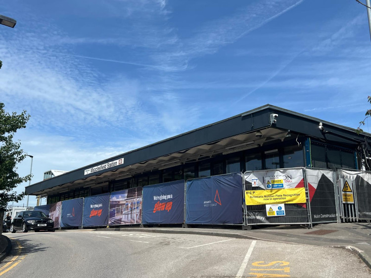 Avanti West Coast has shared a further update on Macclesfield station's £2 million redevelopment (Credit: Nub News