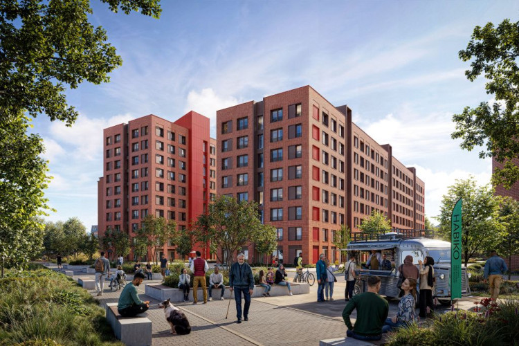 The proposals would see two apartment blocks built on Charterhall Drive (Image via: Habiko)