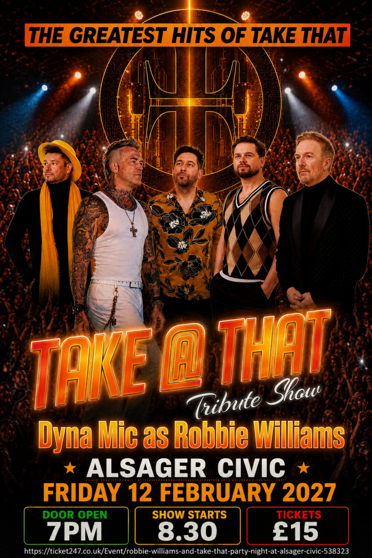 Robbie Williams and Take That Party Night