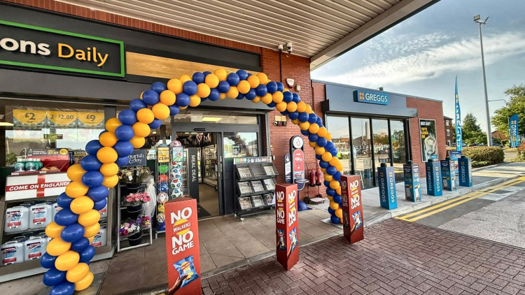 Greggs opened at Nantwich's Morrisons Petrol Station forecourt, Station Road, at 6am on Thursday 25 June (Photo: MFG).
