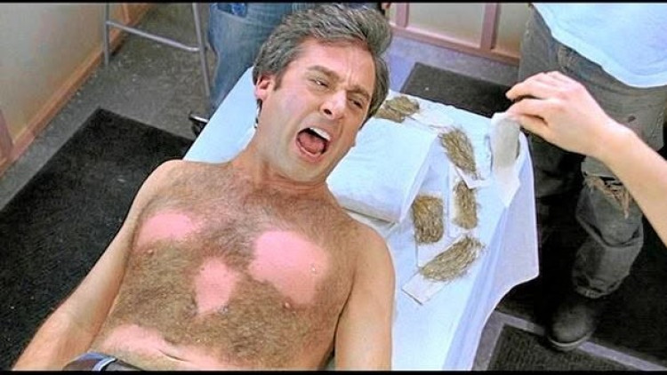 Cobra Carnival Club members are hoping their sponsored wax goes slightly more smoothly than that scene from The 40-Year-Old Virgin. (File photo) 