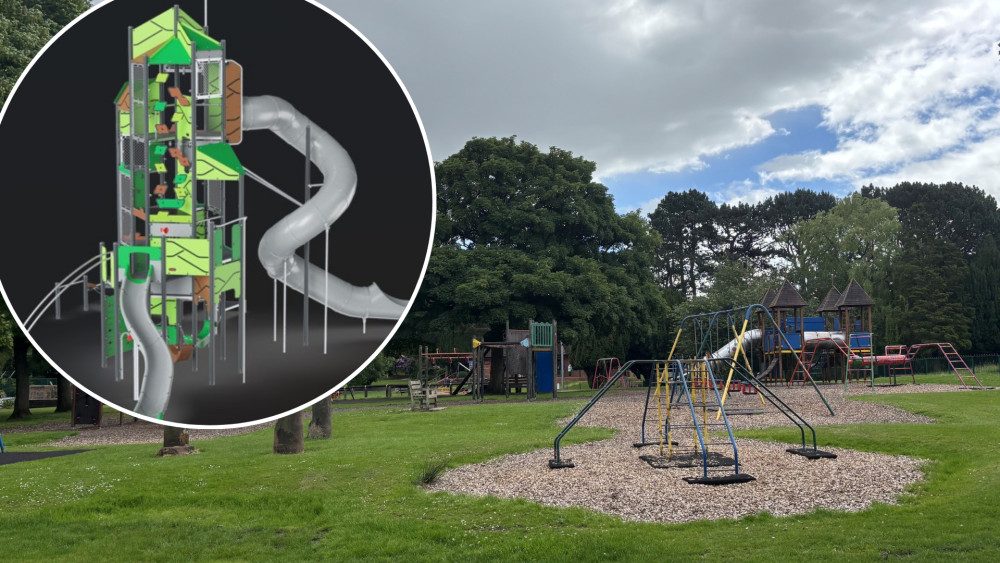 A 'showstopper' piece of play equipment is set to be installed at West Park in Macclesfield this summer (Credit: CEC)