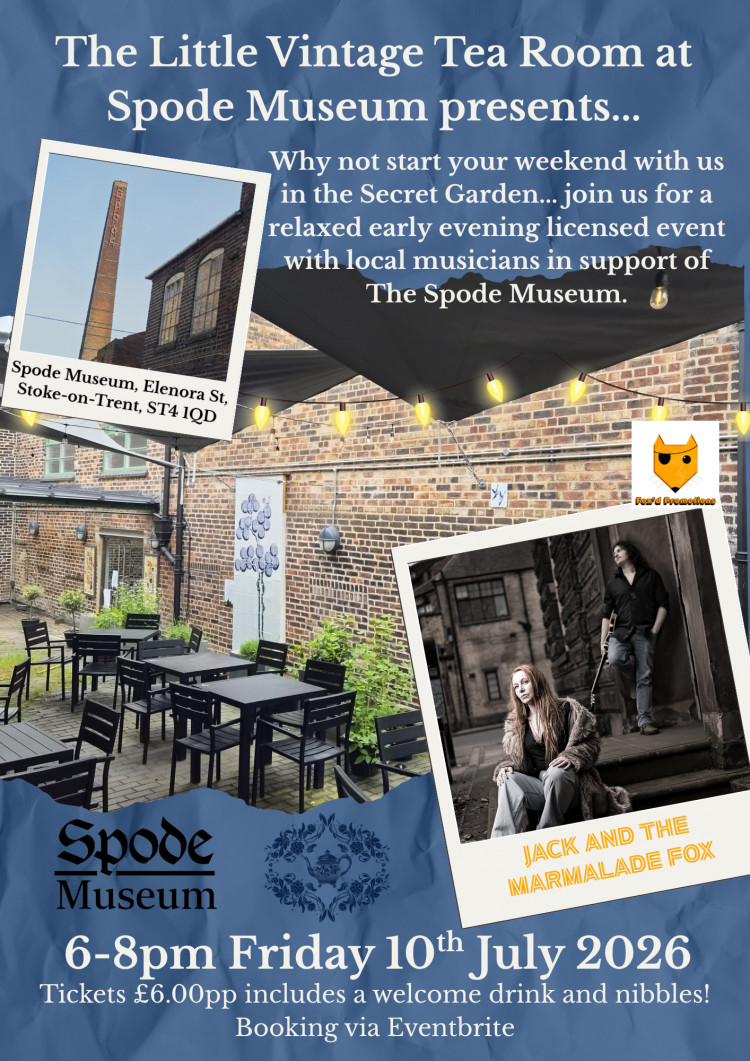 The Little Vintage Tearoom at the Spode Museum presents...