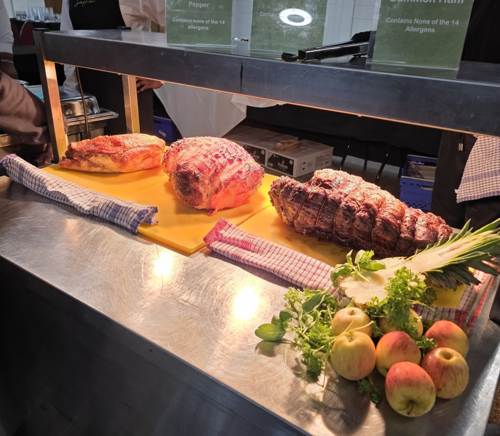 Saffron Catering proudly served up over 1,700 meals at a recent event, including 600 carveries (Photo: Grace Kennington)