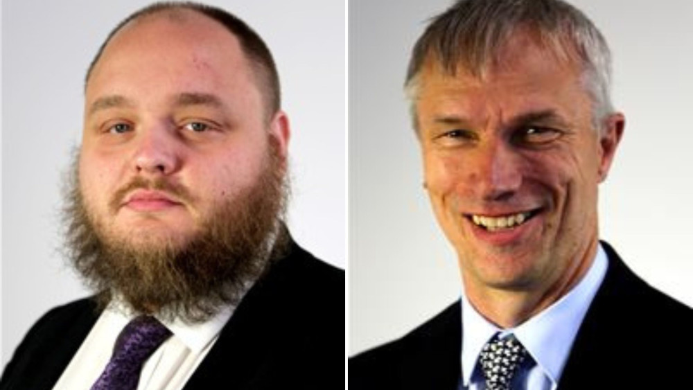Cllr Dan Glover (New Bilton & Overslade) and Cllr Rob Aitkenhead (Coleshill North & Water Orton) have left Reform UK (images via WCC)