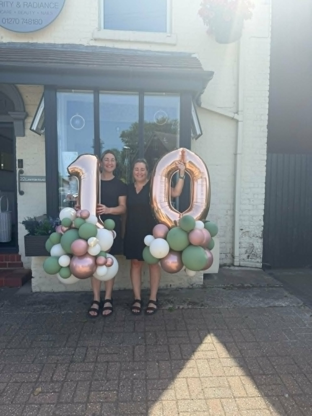 Happy birthday! Clarity & Radiance in Alsager is celebrating its 10th birthday with goody bags. (Photo: Claire Beresford)