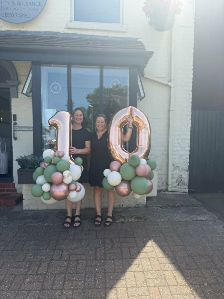 Happy birthday! Clarity & Radiance in Alsager is celebrating its 10th birthday with goody bags. (Photo: Claire Beresford)