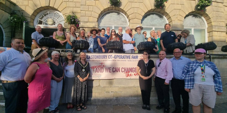 Glastonbury held its first Co-operative Fair, uniting community groups and residents at the Town Hall as part of Co-operatives Fortnight (Photo: GTC) 