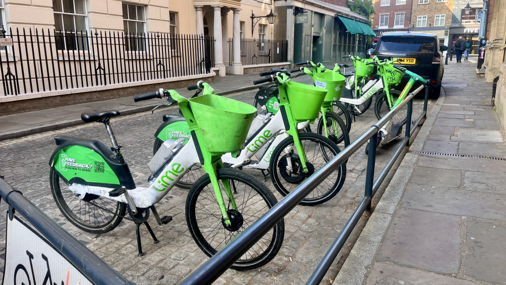 Riders can no longer start or end Lime bike journeys within Richmond borough from 26 June (credit: Nub News).