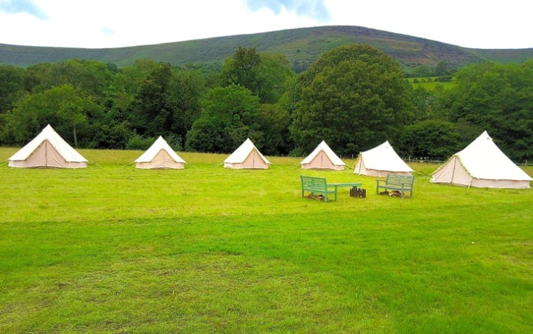 Indicative design of the yurts within the planned campsite on Piers Road in Cranmore. CREDIT: Della Valle Architects.