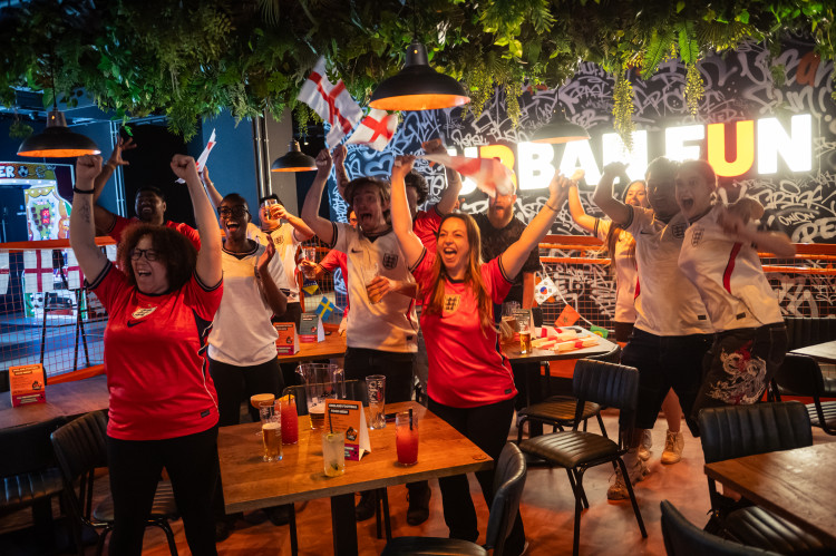 England vs DR Congo on the big screens