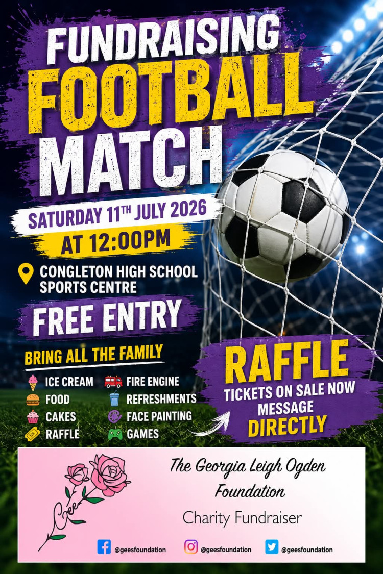 Georgia Leigh Ogden Foundation Fundraising Football Match