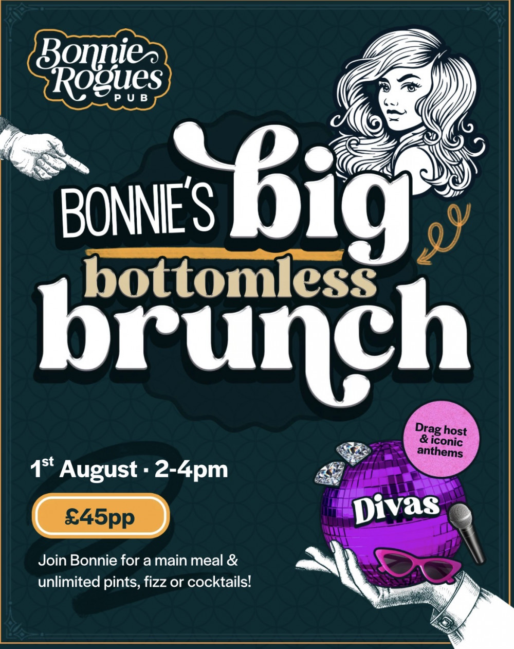 Bonnie's BIG DIVAS Bottomless Brunch!