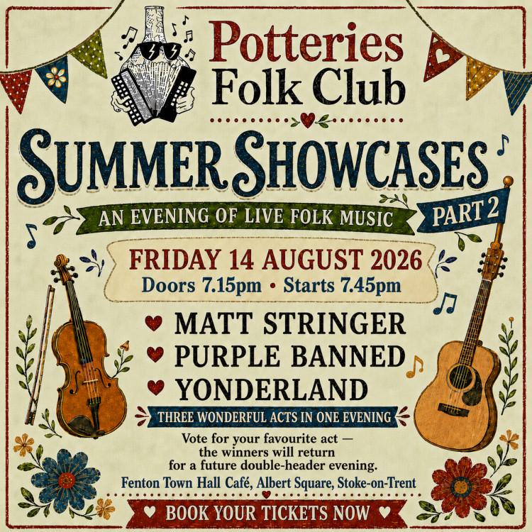 The Summer Showcases at the Potteries Folk Club - part 2