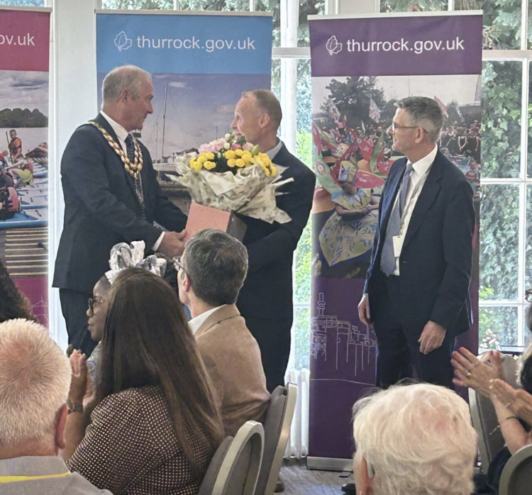 Mayor Cllr Bill Conroy and CEO Dr Dave Smith presented the awards.