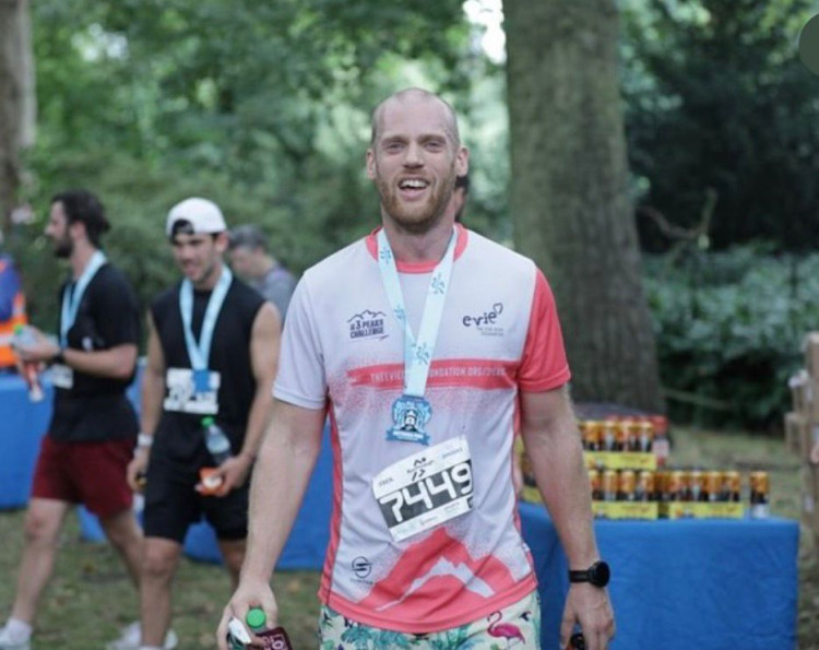 Oscar MacCormac, 37, from Hampton, will take on the Rat Race 100 on 4 - 6  July, running 162km from Bamburgh Castle to Edinburgh Castle next month (Image supplied)
