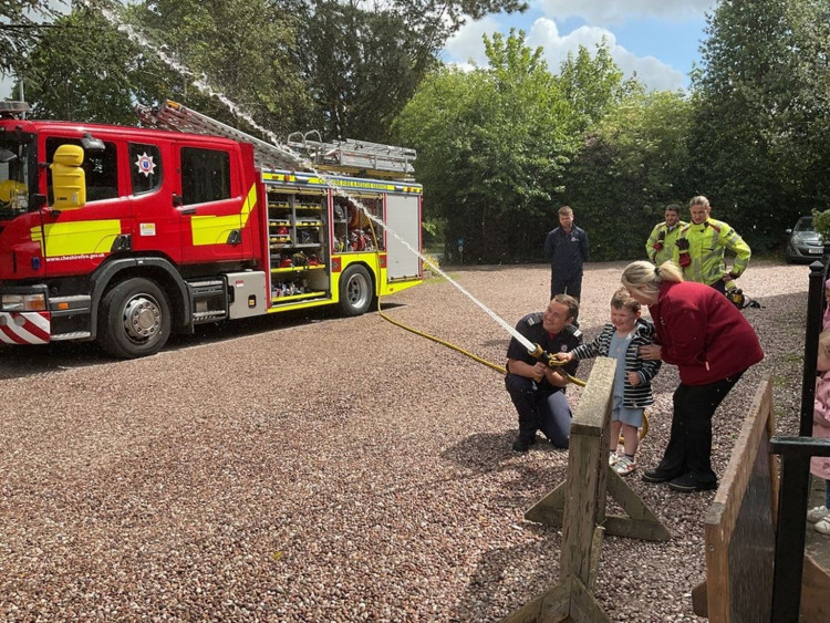 Children at Partou Kids Corner Day Nursery and Pre-school in Sandbach enjoyed a visit from Sandbach fire station. (Photo: Partou Kids Corner Day Nursery and Pre-school)