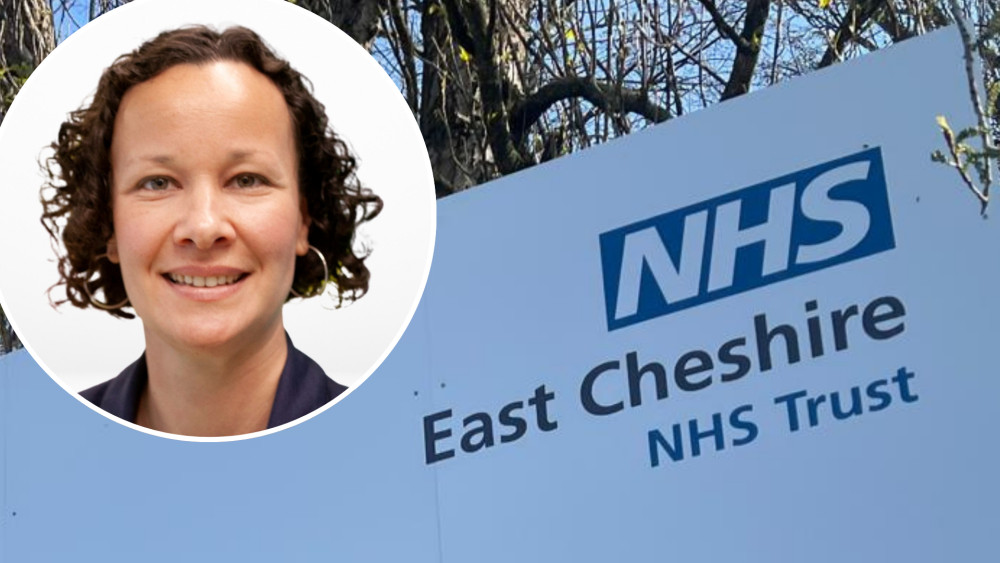 Zara Jones has been appointed as East Cheshire NHS Trust's new chief executive officer (Credit: Nub News/ECNHST)