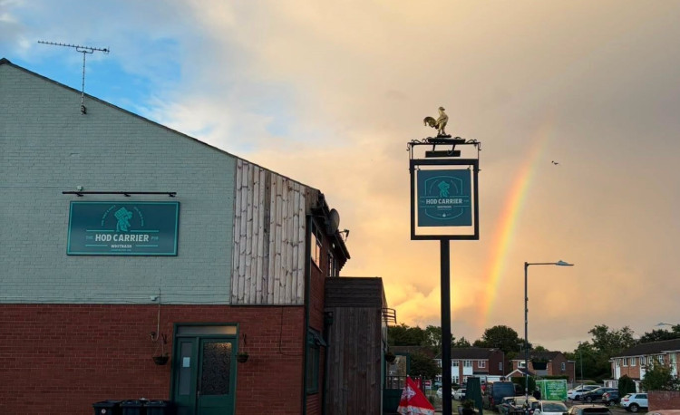 The Hod Carrier will not be able to stay open to show England's game on Monday 6 July - if the Three Lions get through to the next round (image via Facebook)