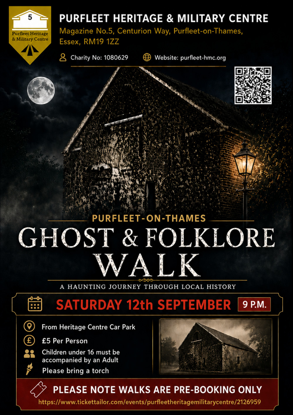 Purfleet-on-Thames Ghost & Folklore Walk
