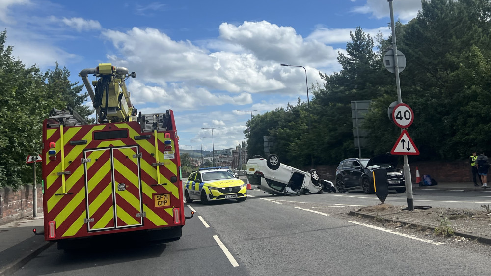 Silk Road closed following a crash on Tuesday, June 30 (Credit: Supplied)